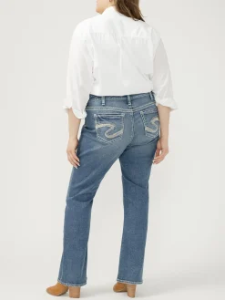 Elyse Mid Rise Bootcut Jeans Plus Size