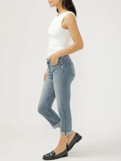 Elyse Mid Rise Luxe Stretch Capri