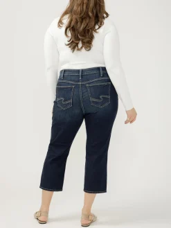 Elyse Mid Rise Luxe Stretch Capri Plus Size
