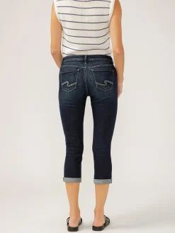 Elyse Mid Rise Luxe Stretch Capri
