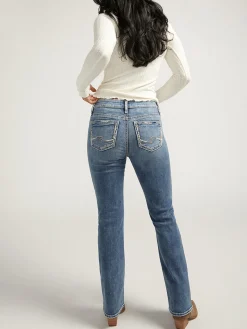 Elyse Mid Rise Slim Bootcut Jeans
