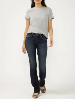 Elyse Mid Rise Slim Bootcut Luxe Stretch Jeans