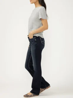 Elyse Mid Rise Slim Bootcut Luxe Stretch Jeans