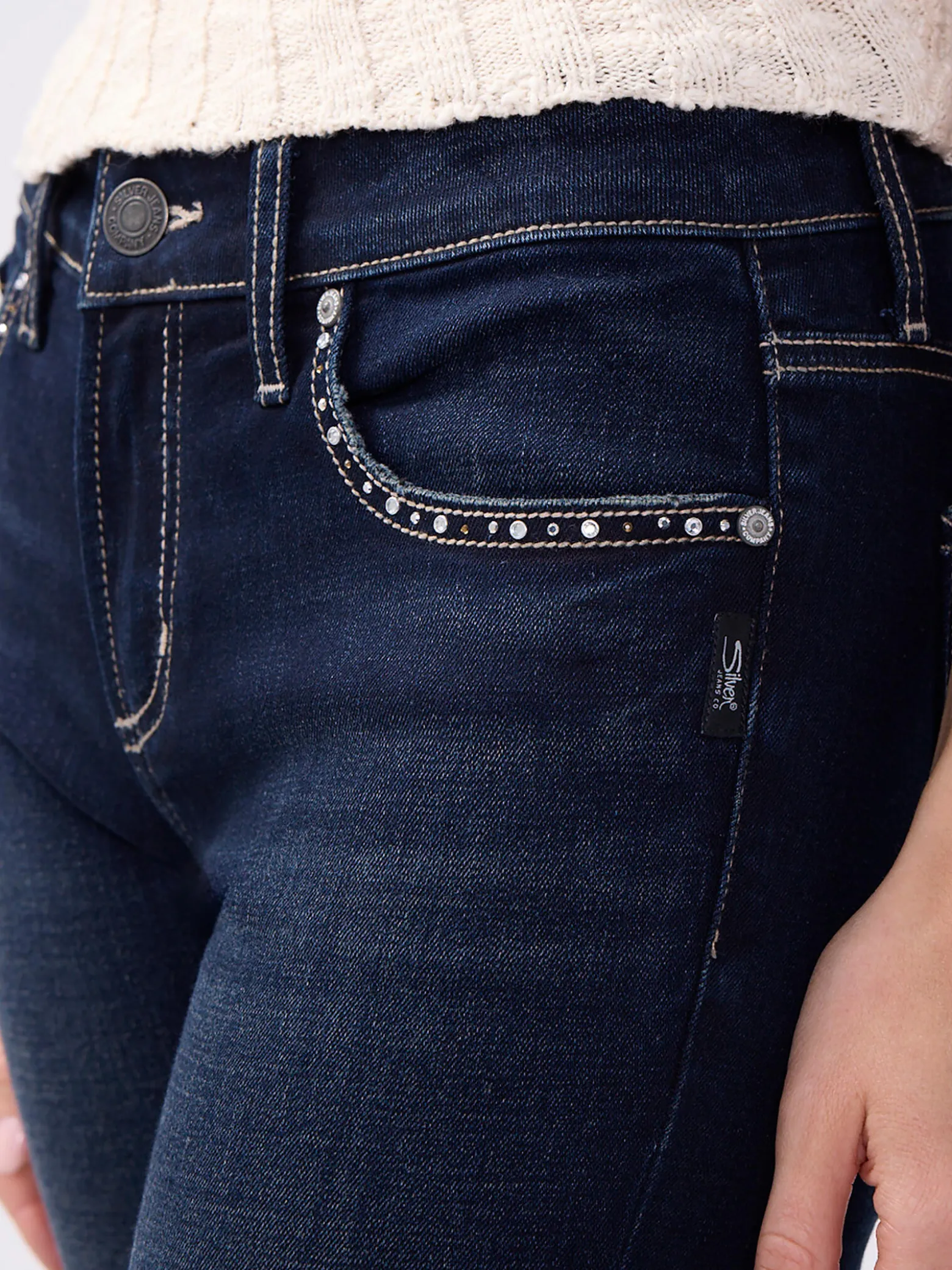 Elyse Mid Rise Slim Bootcut Luxe Stretch Jeans
