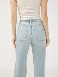 Highly Desirable High Rise Trouser Leg Jeans