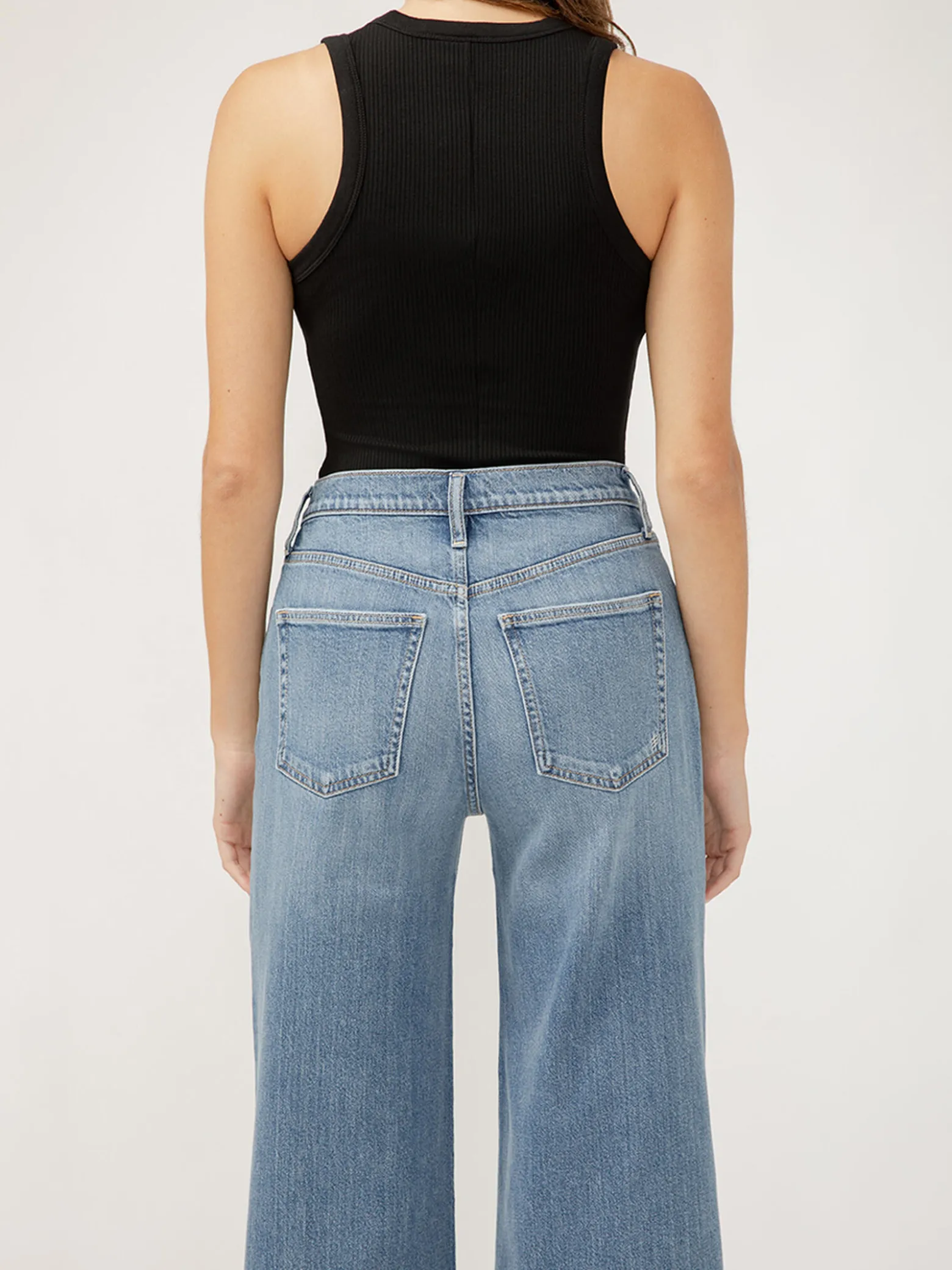 Highly Desirable High Rise Ultra Wide Leg Jeans