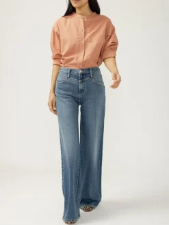 Highly Desirable High Rise Ultra Wide Leg Jeans