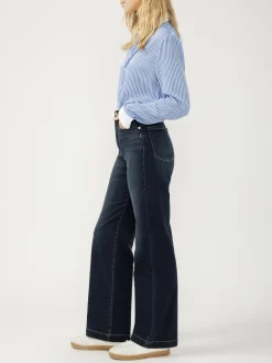 Highly Desirable High Rise Trouser Leg Jeans