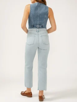 Highly Desirable High Rise Straight Leg Ankle Jeans
