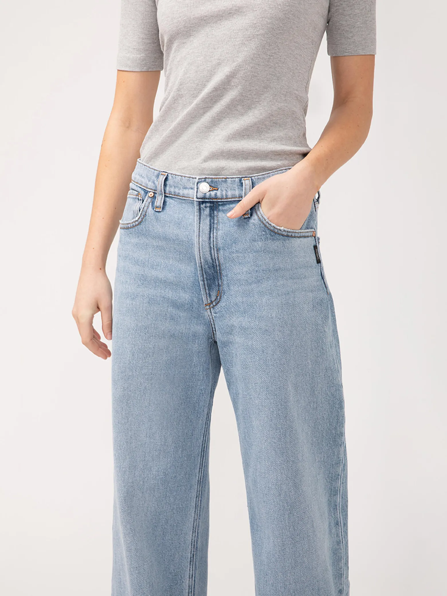 Highly Desirable High Rise Wide Leg Jeans