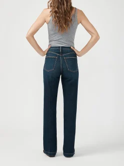 Highly Desirable High Rise Trouser Leg Jeans