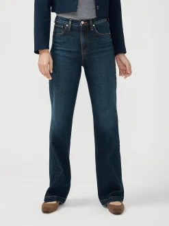 Highly Desirable High Rise Trouser Leg Jeans