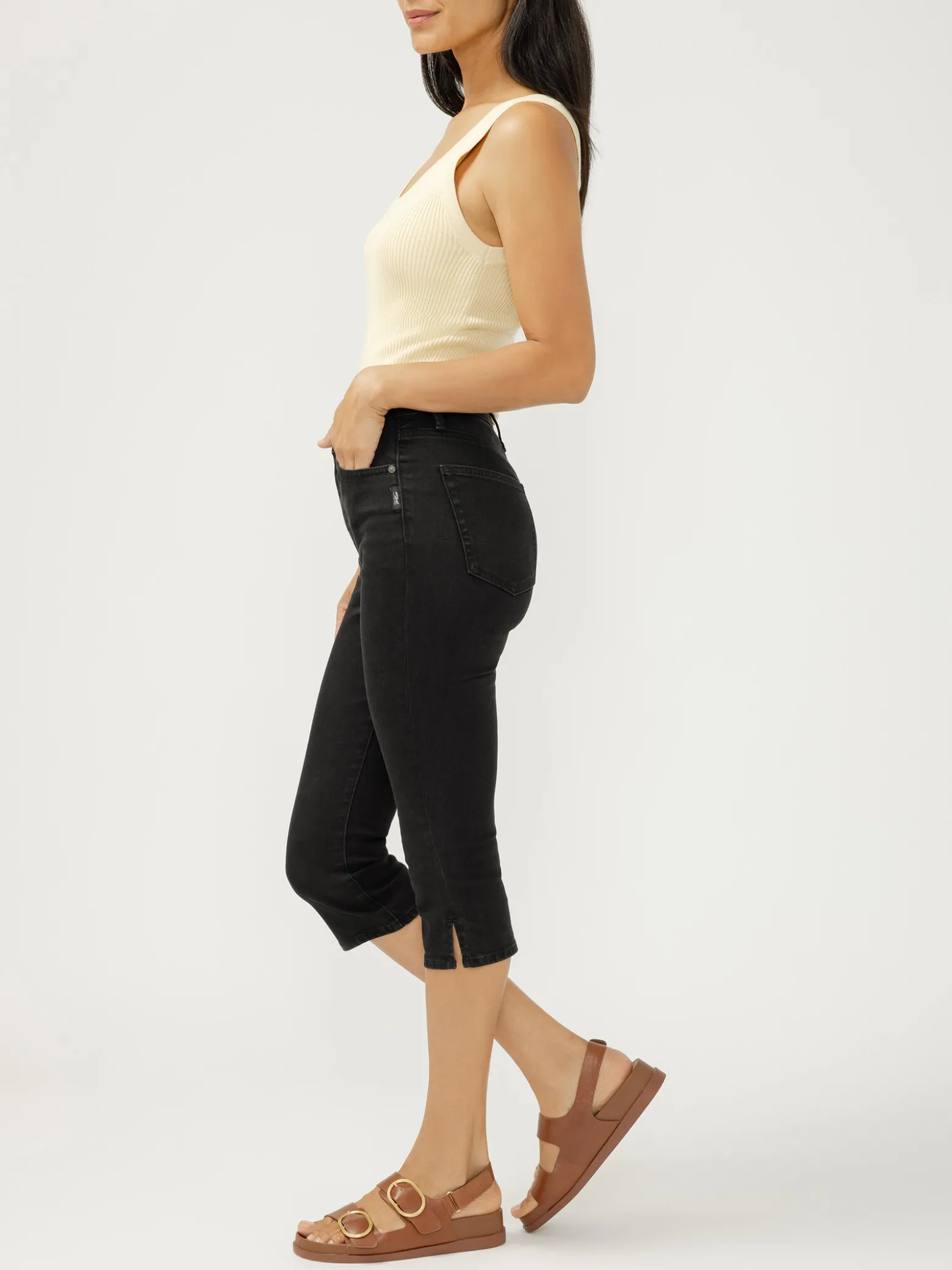 Isbister High Rise Luxe Stretch Capri