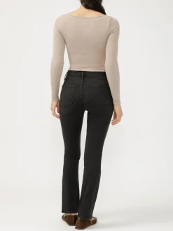 Isbister High Rise Straight Leg Luxe Stretch Jeans