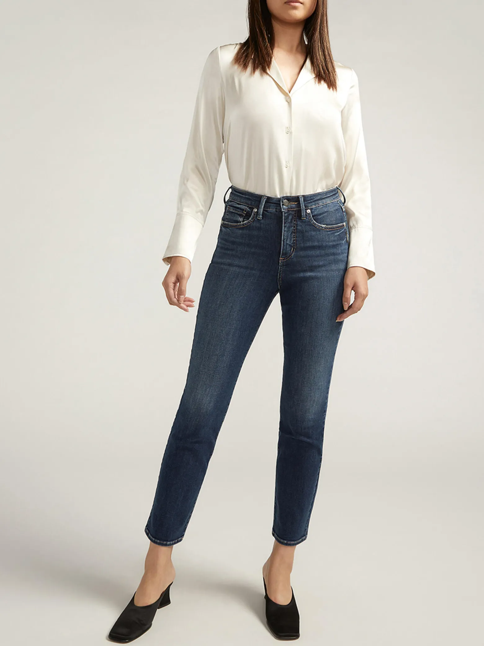 Isbister High Rise Straight Leg Jeans