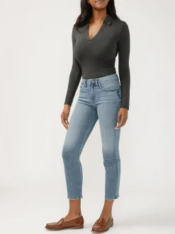Isbister High Rise Straight Leg Luxe Stretch Jeans