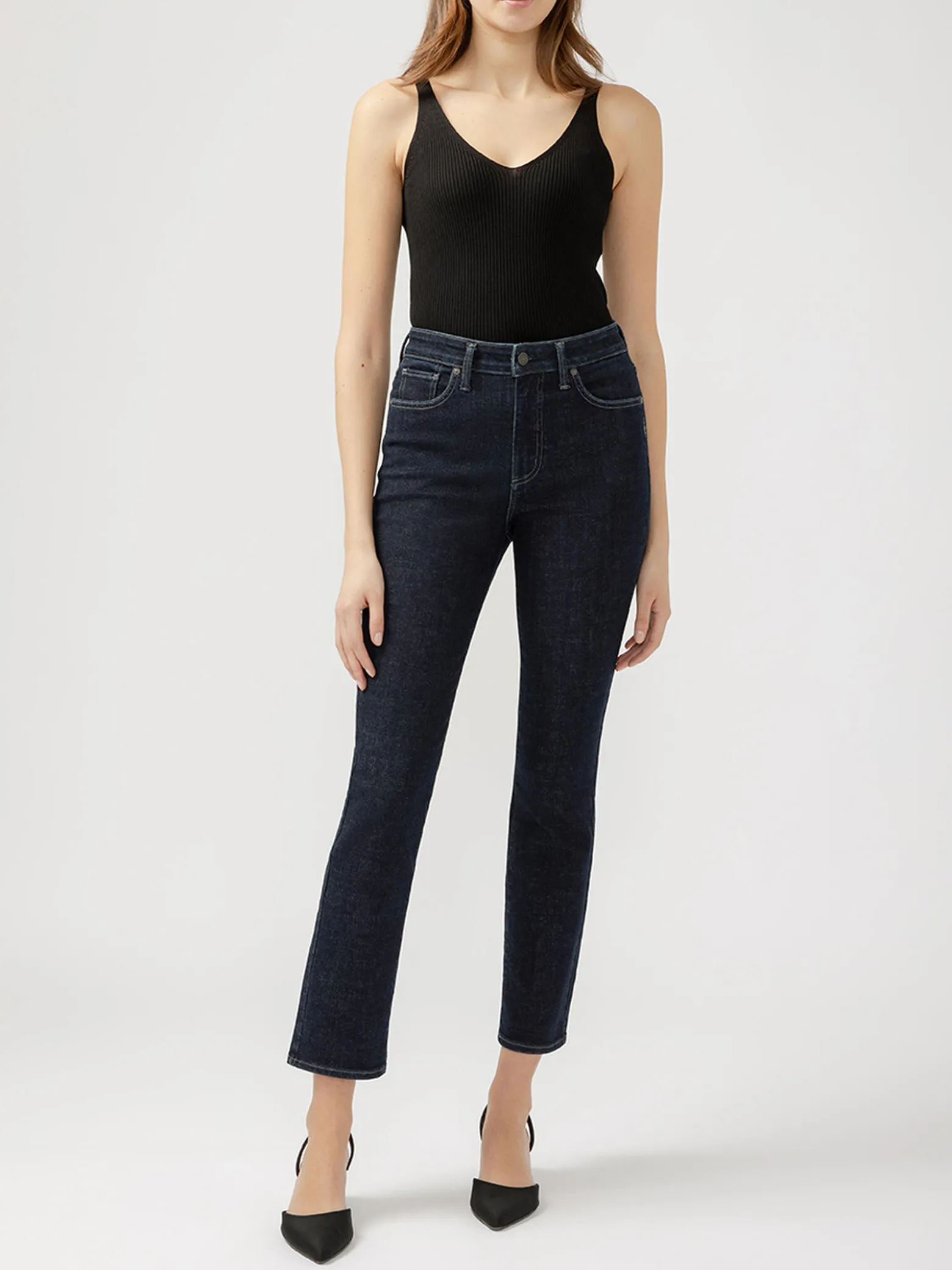 Isbister High Rise Straight Leg Jeans