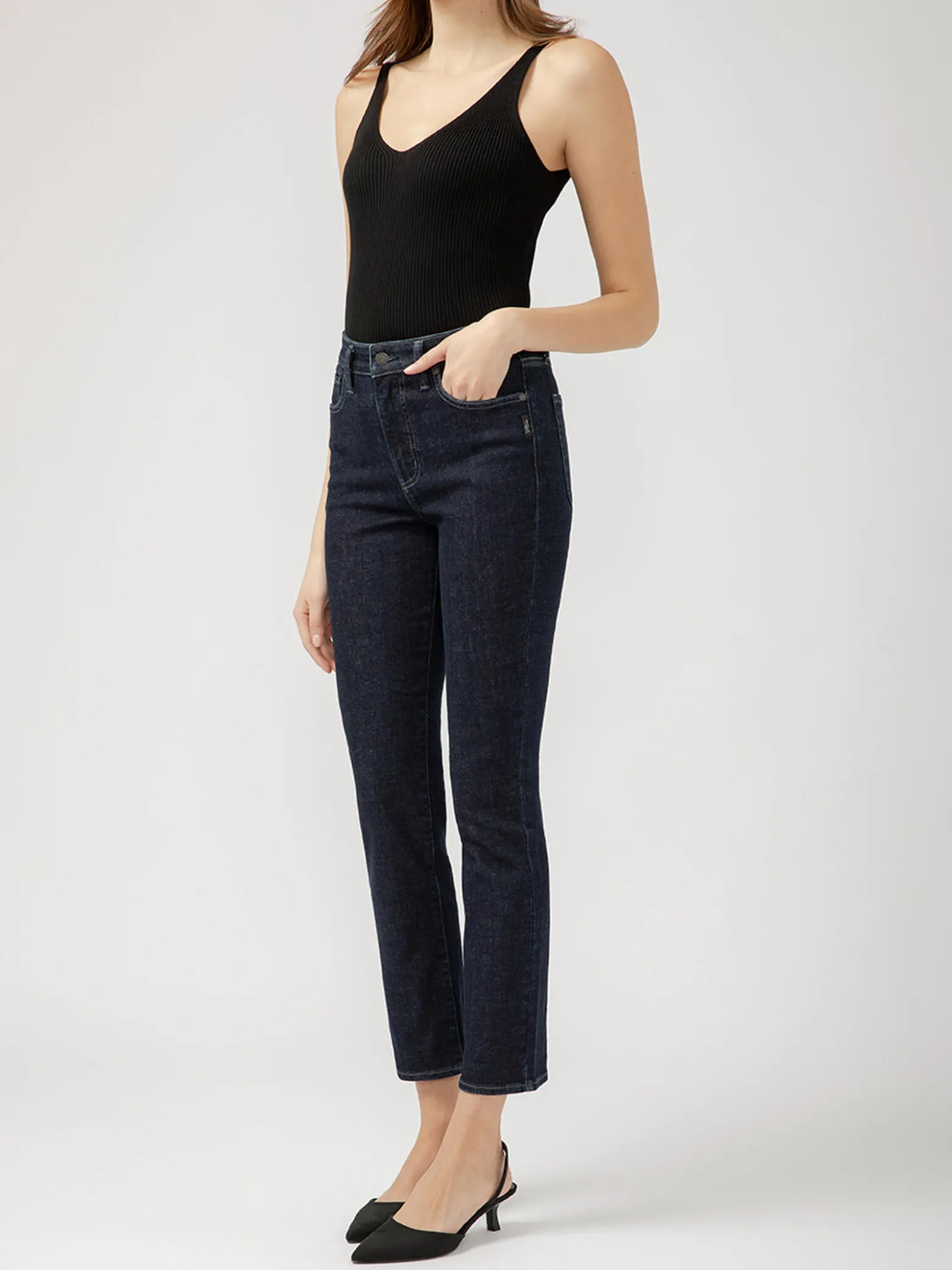 Isbister High Rise Straight Leg Jeans