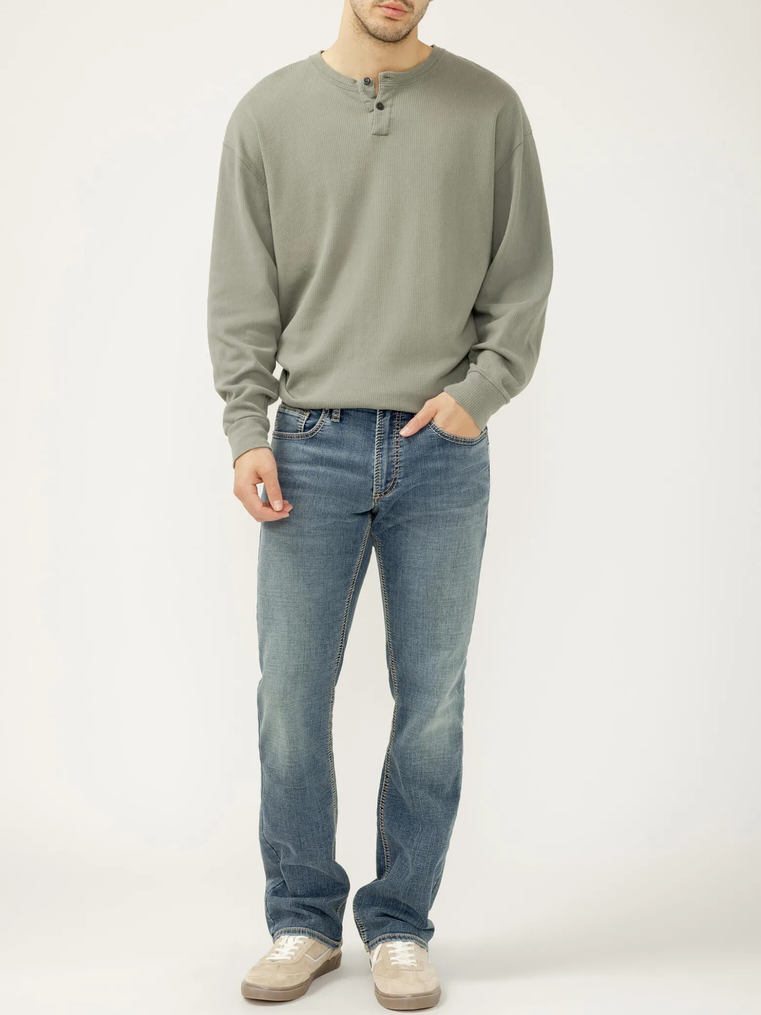Jace Slim Fit Bootcut Knit Flex Jeans