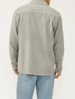 Knit Flex Button-Up Shirt