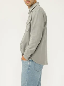 Knit Flex Button-Up Shirt