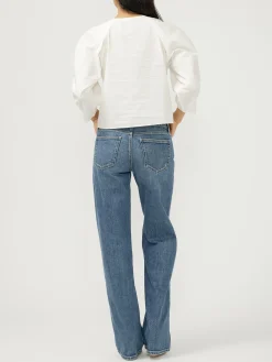 Loose & Low Low Rise Straight Leg Jeans