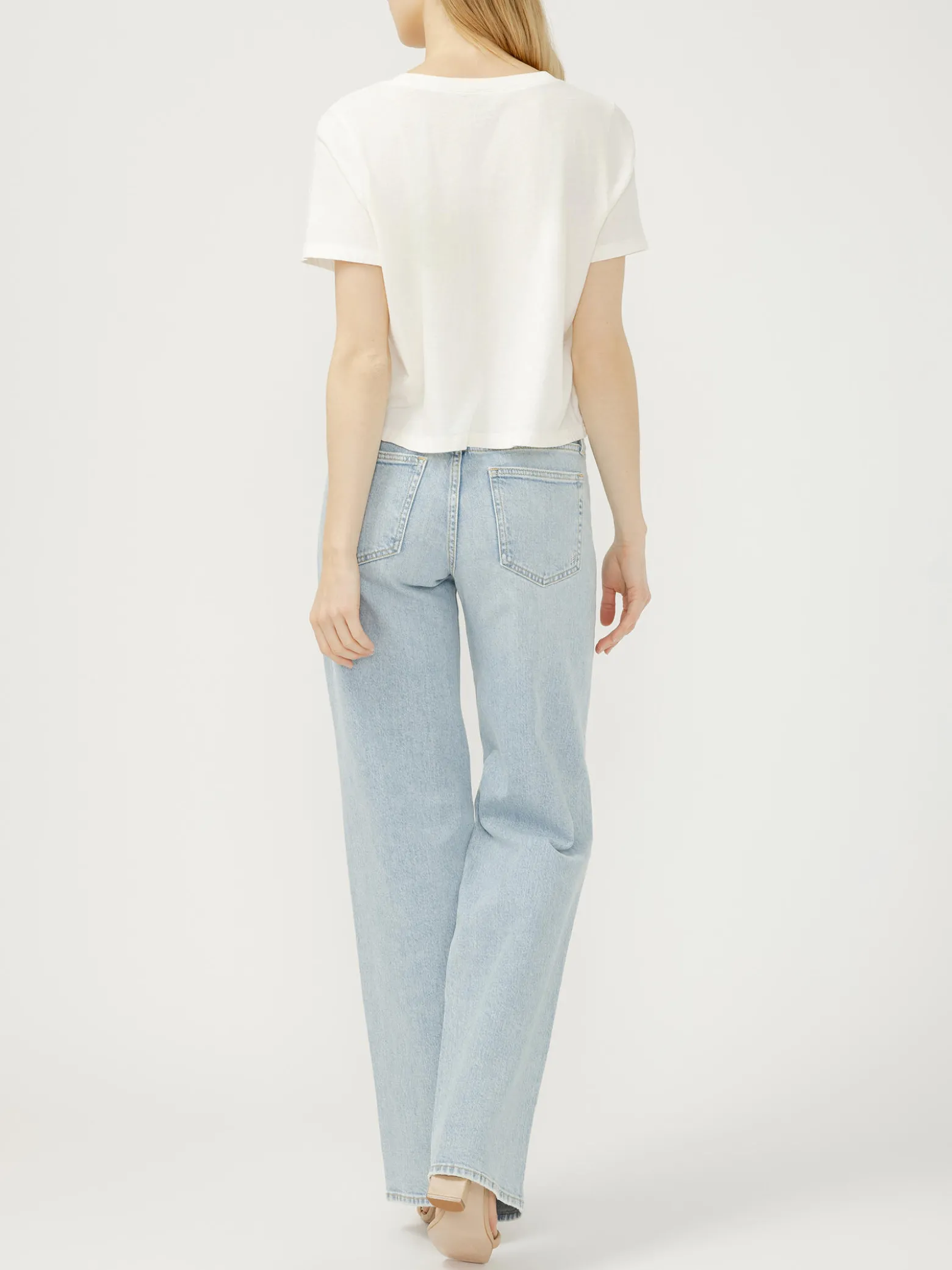 Loose & Low Low Rise Straight Leg Jeans