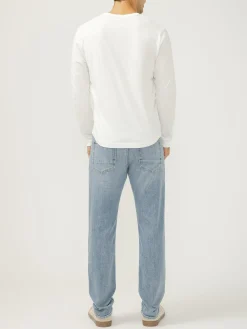 Machray Classic Fit Slim Straight Knit Flex Jeans