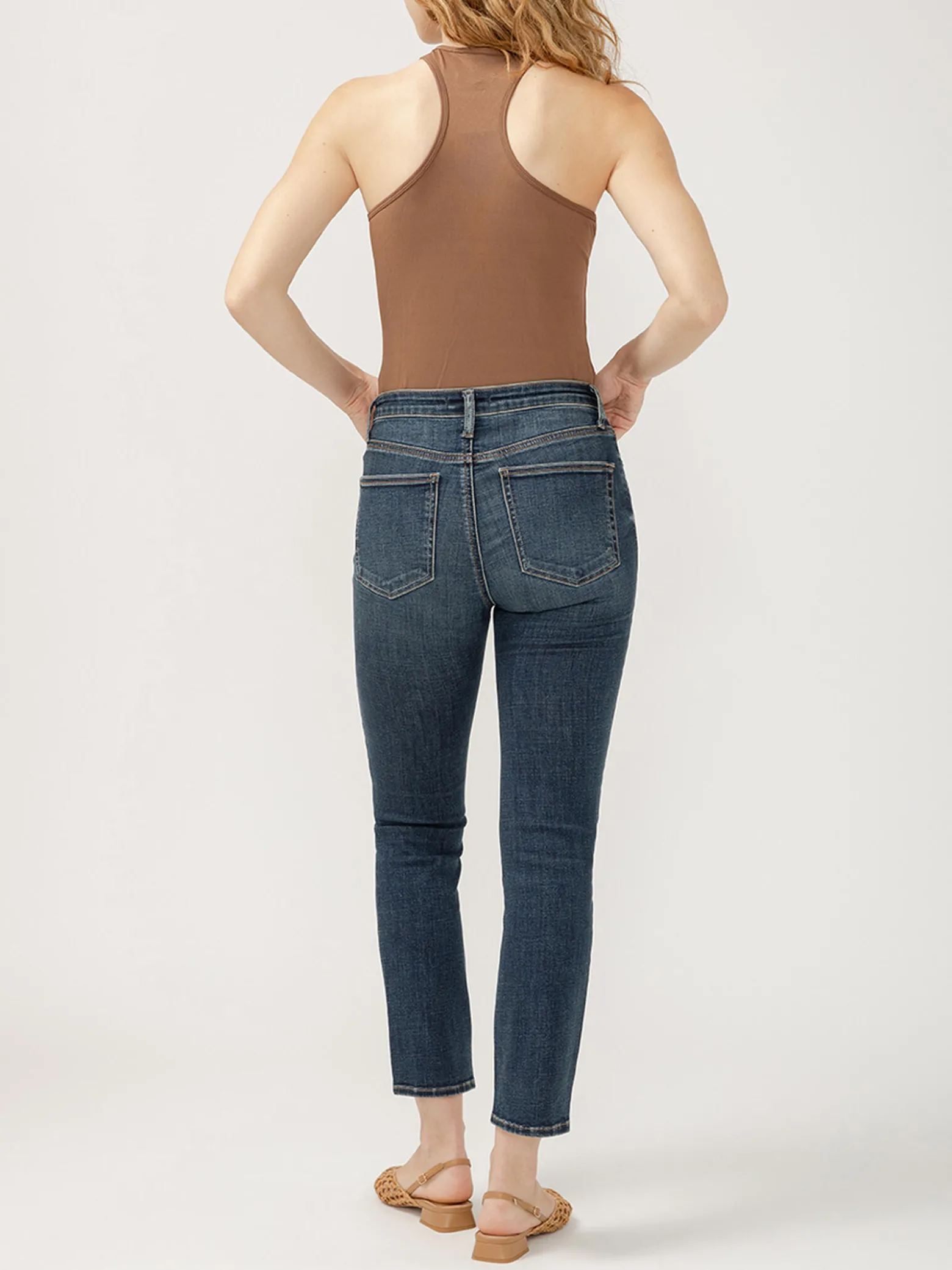 Most Wanted Mid Rise Ankle Straight Jeans