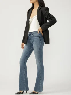 Most Wanted Mid Rise Skinny Flare Jeans