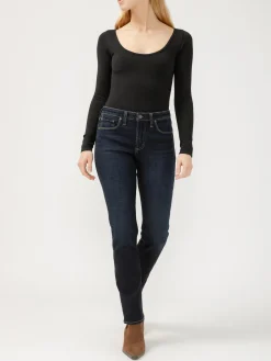 Most Wanted Mid Rise Straight Leg Jeans