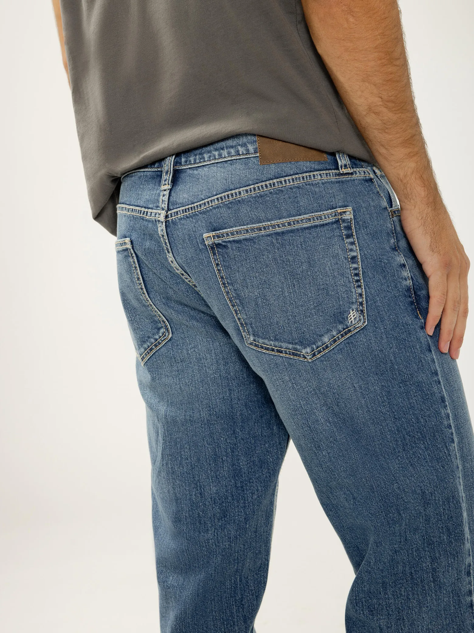 Relaxed Fit Straight Leg Jeans