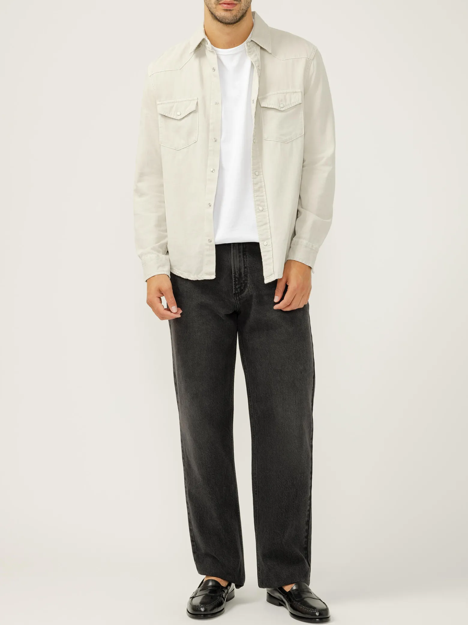Relaxed Fit Straight Leg Jeans