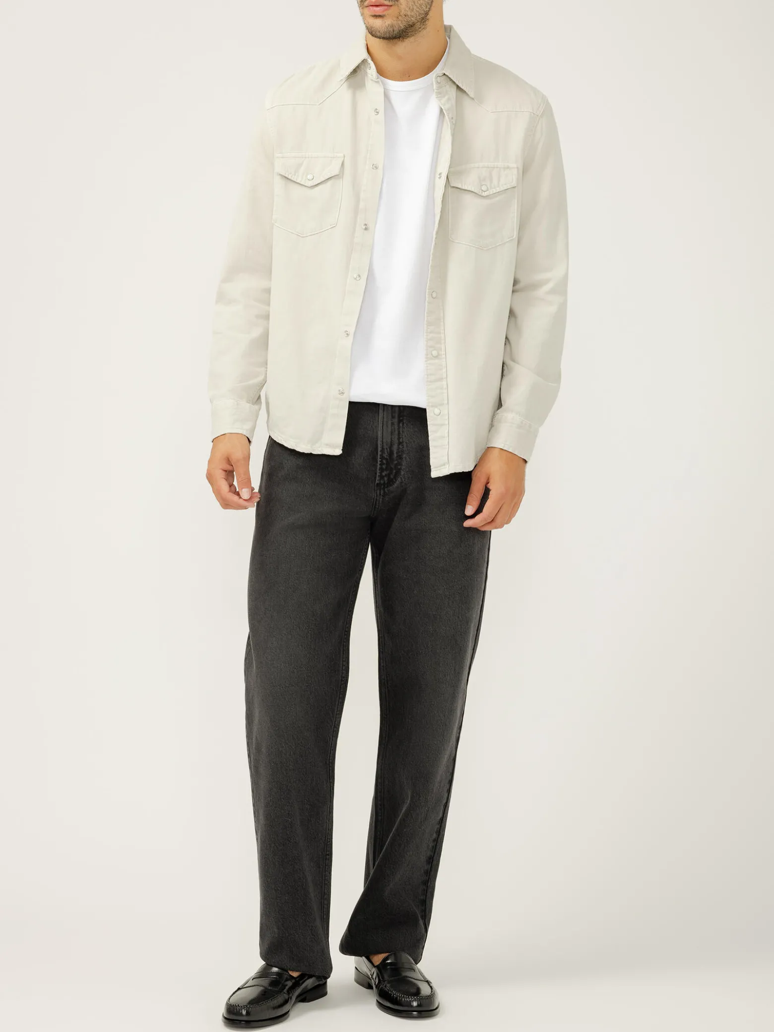 Relaxed Fit Straight Leg Jeans