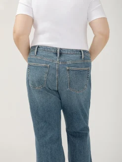 90s Baggy Mid Rise Bootcut Jeans Plus Size