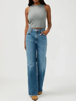 90s Baggy Mid Rise Bootcut Jeans
