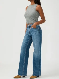 90s Baggy Mid Rise Bootcut Jeans
