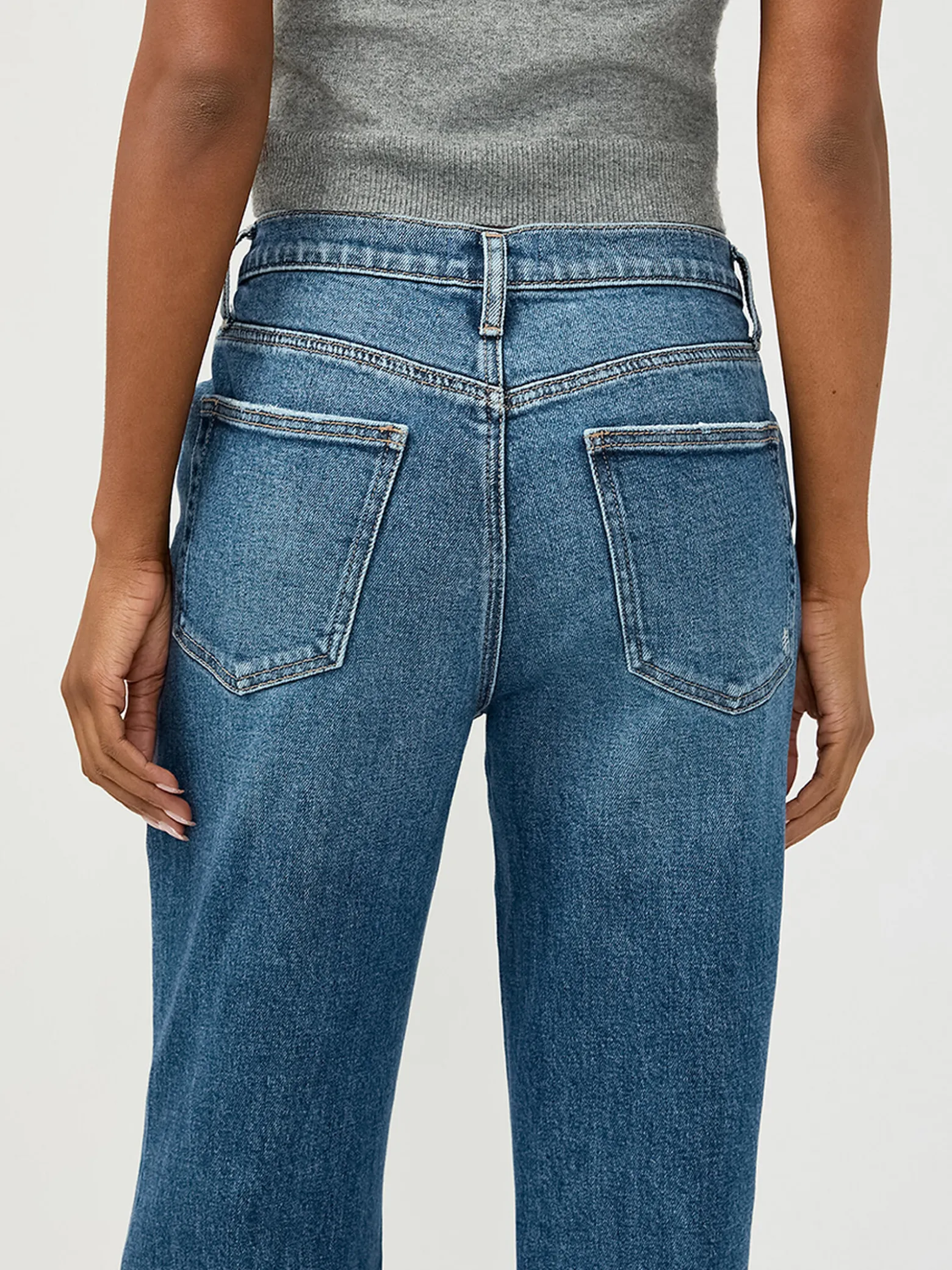 90s Baggy Mid Rise Bootcut Jeans