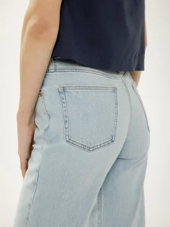 90s Mid Rise Baggy Bootcut Jeans