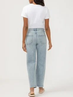 90s Relaxed Mid Rise Straight Leg Ankle Jeans