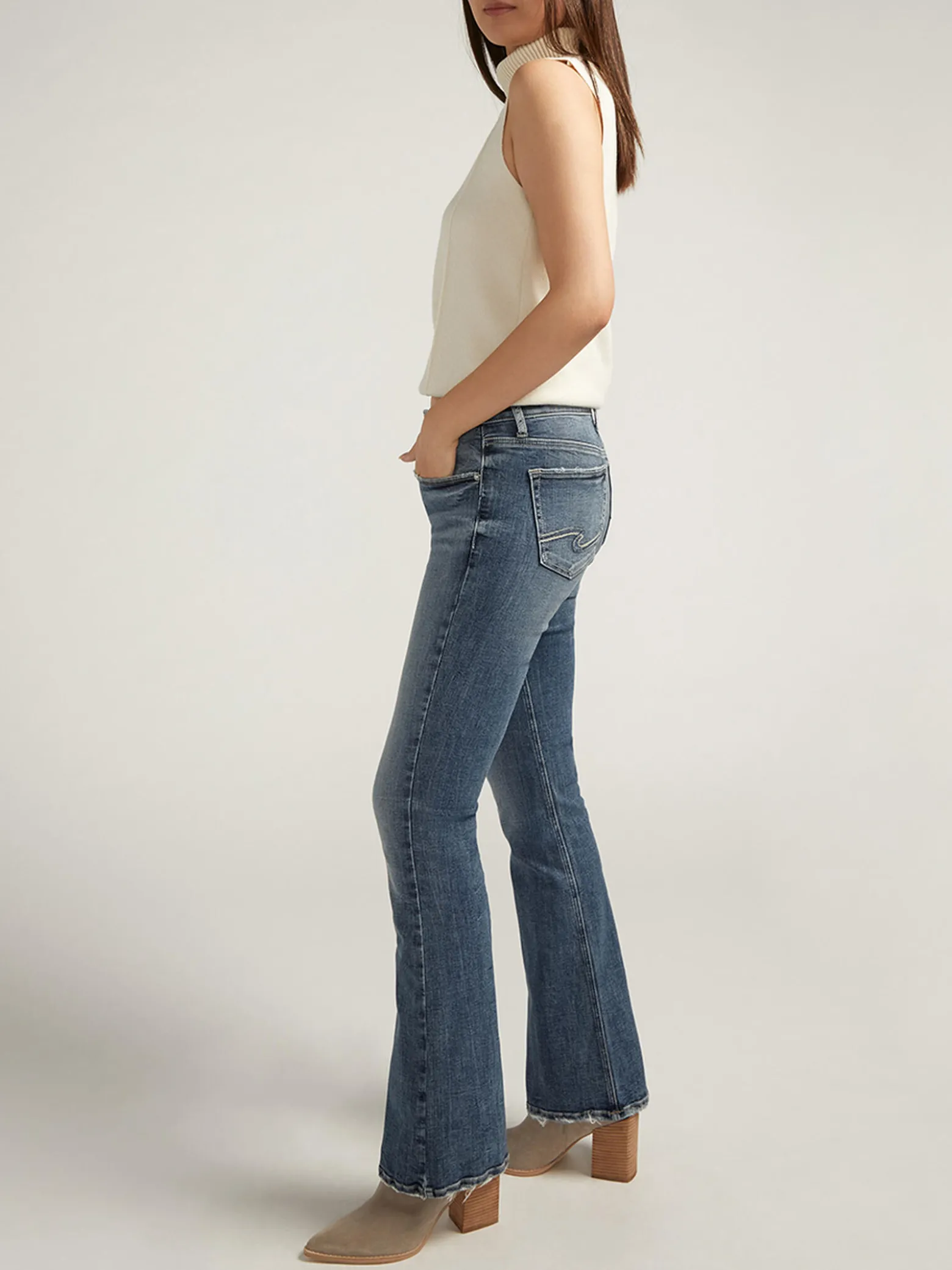 Suki Mid Rise Bootcut Jeans