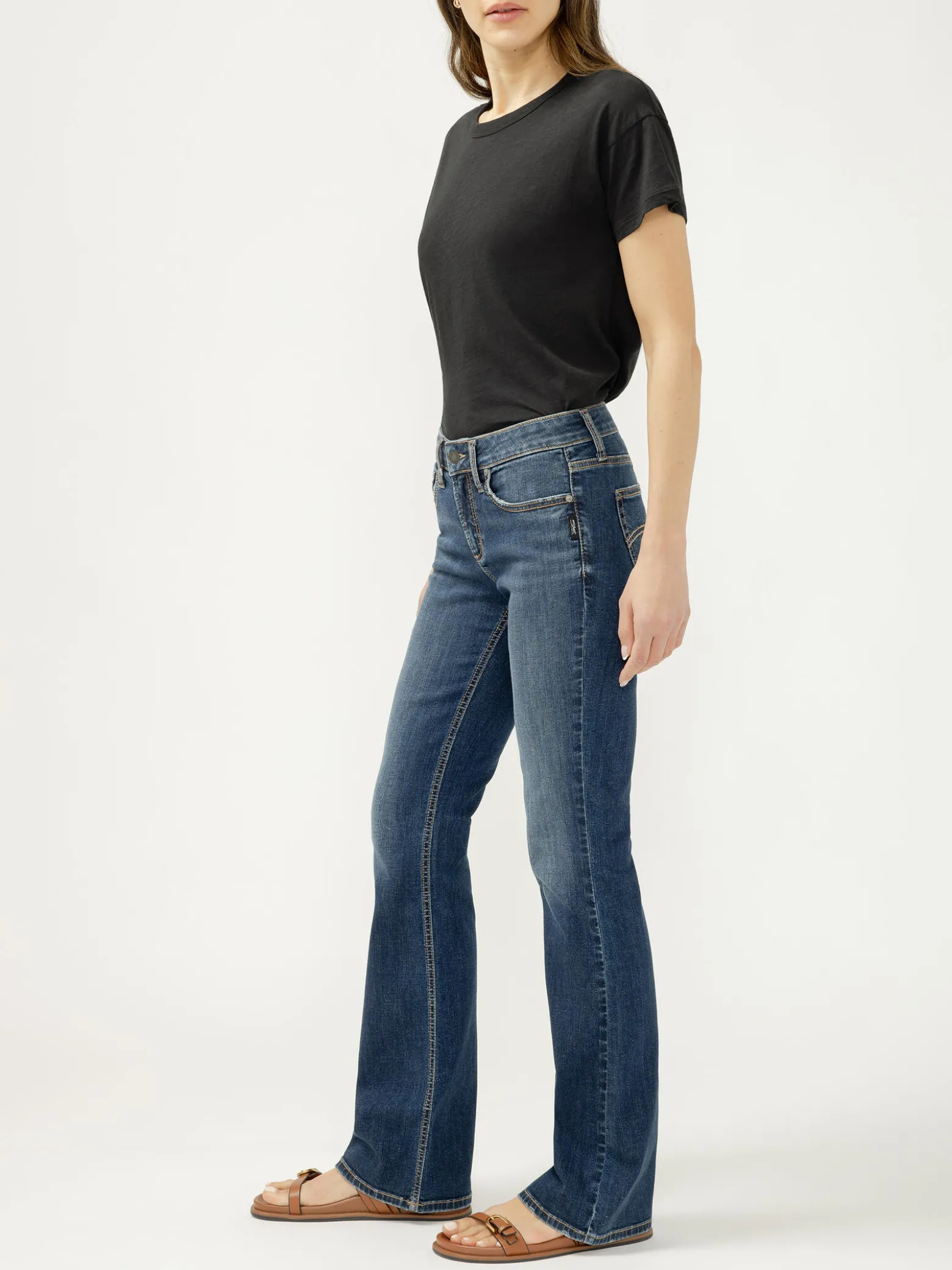 Suki Mid Rise Bootcut Jeans