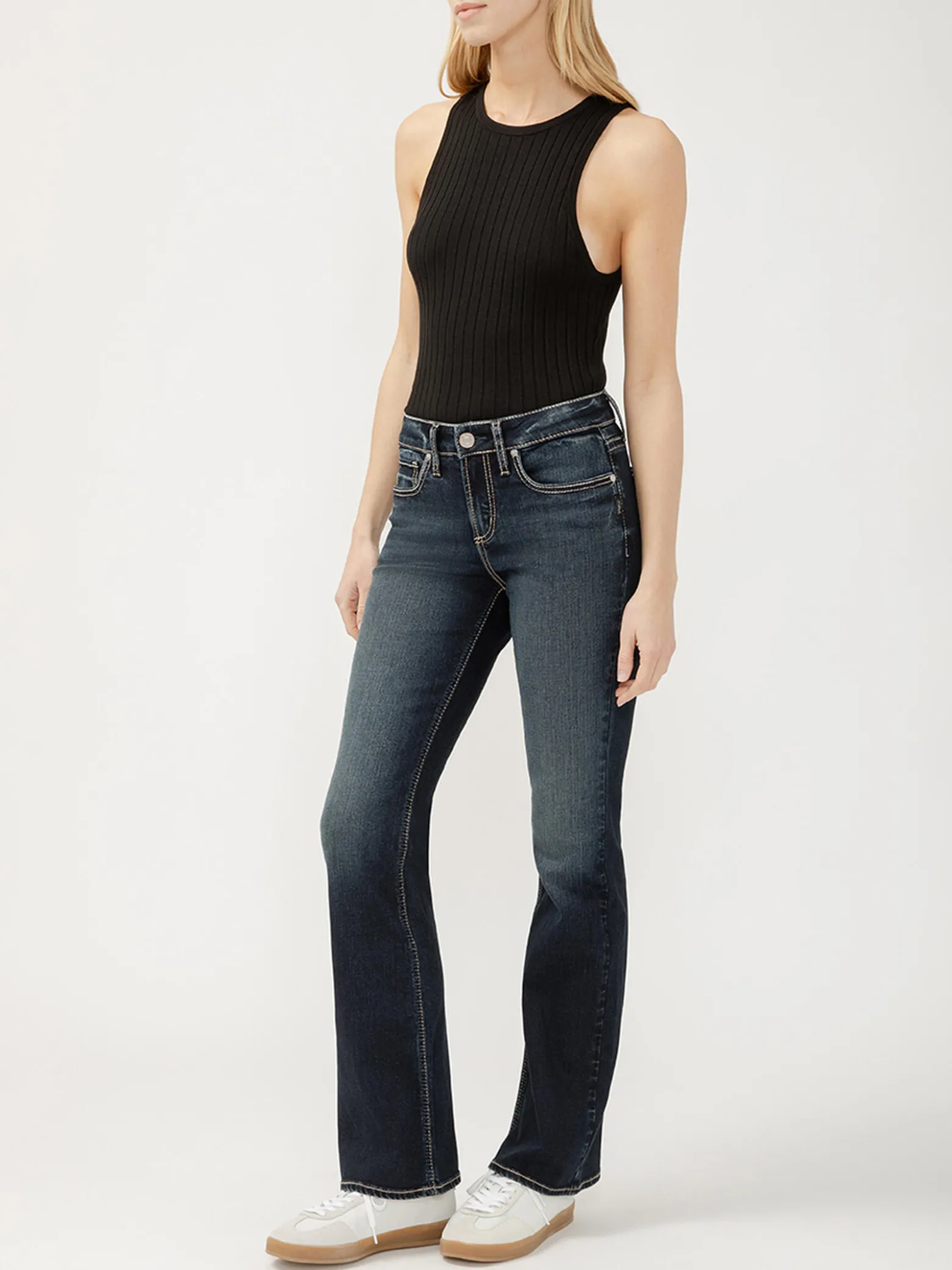 Suki Mid Rise Bootcut Jeans