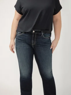 Suki Mid Rise Bootcut Jeans Plus Size