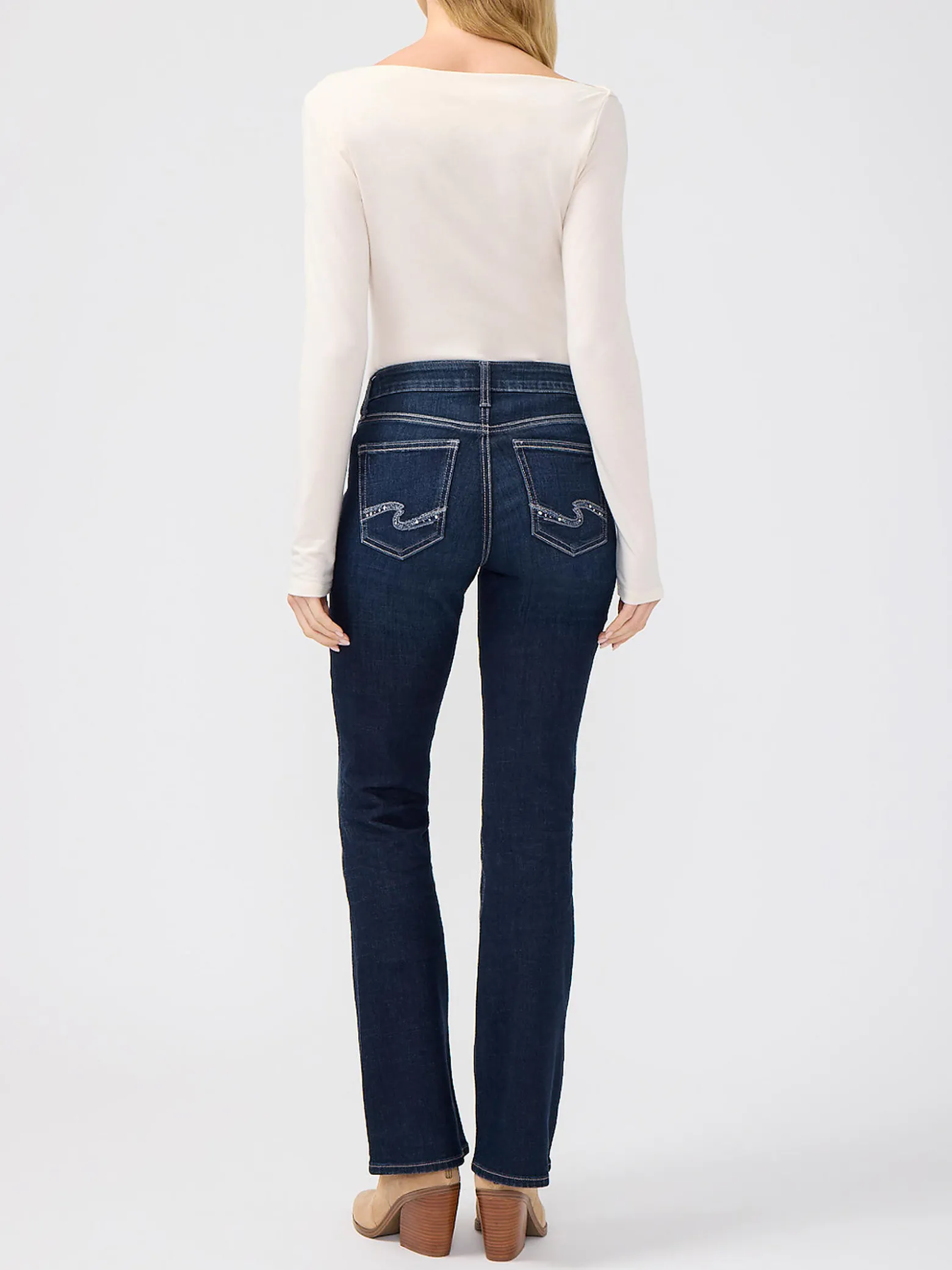 Suki Mid Rise Bootcut Luxe Stretch Jeans