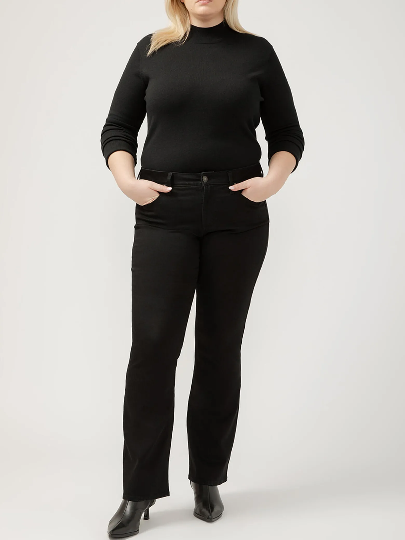 Suki Mid Rise Bootcut Luxe Stretch Jeans Plus Size