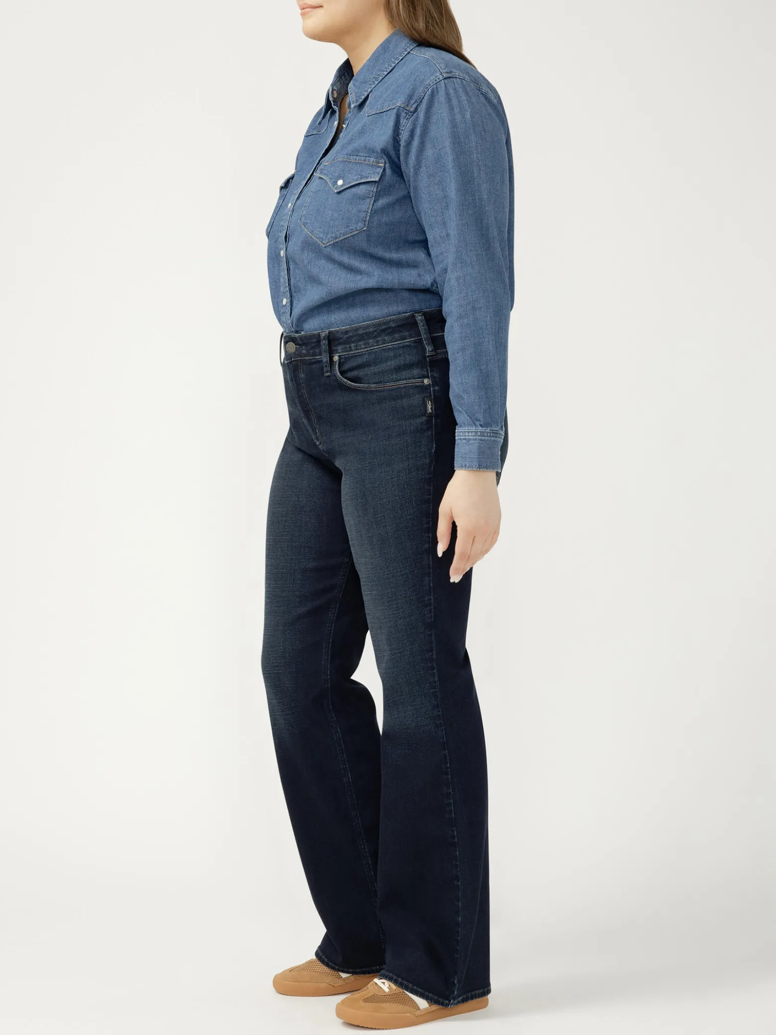 Suki Mid Rise Bootcut Luxe Stretch Jeans Plus Size