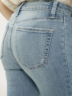 Suki Mid Rise Classic Straight Luxe Stretch Jeans