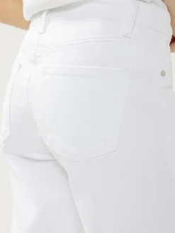 Suki Mid Rise Cropped Wide Leg Luxe Stretch Jeans