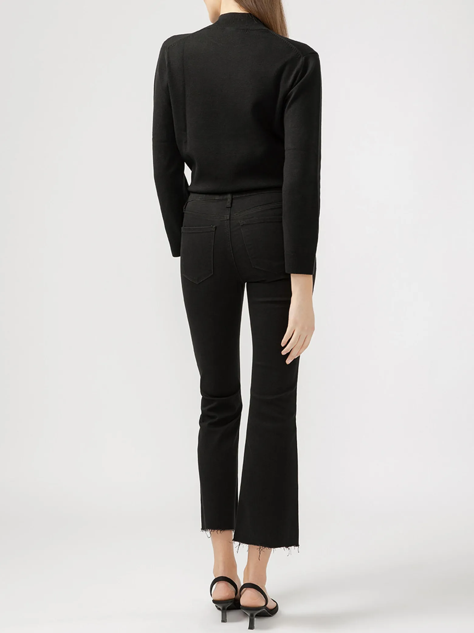 Suki Mid Rise Kick Flare Luxe Stretch Jeans